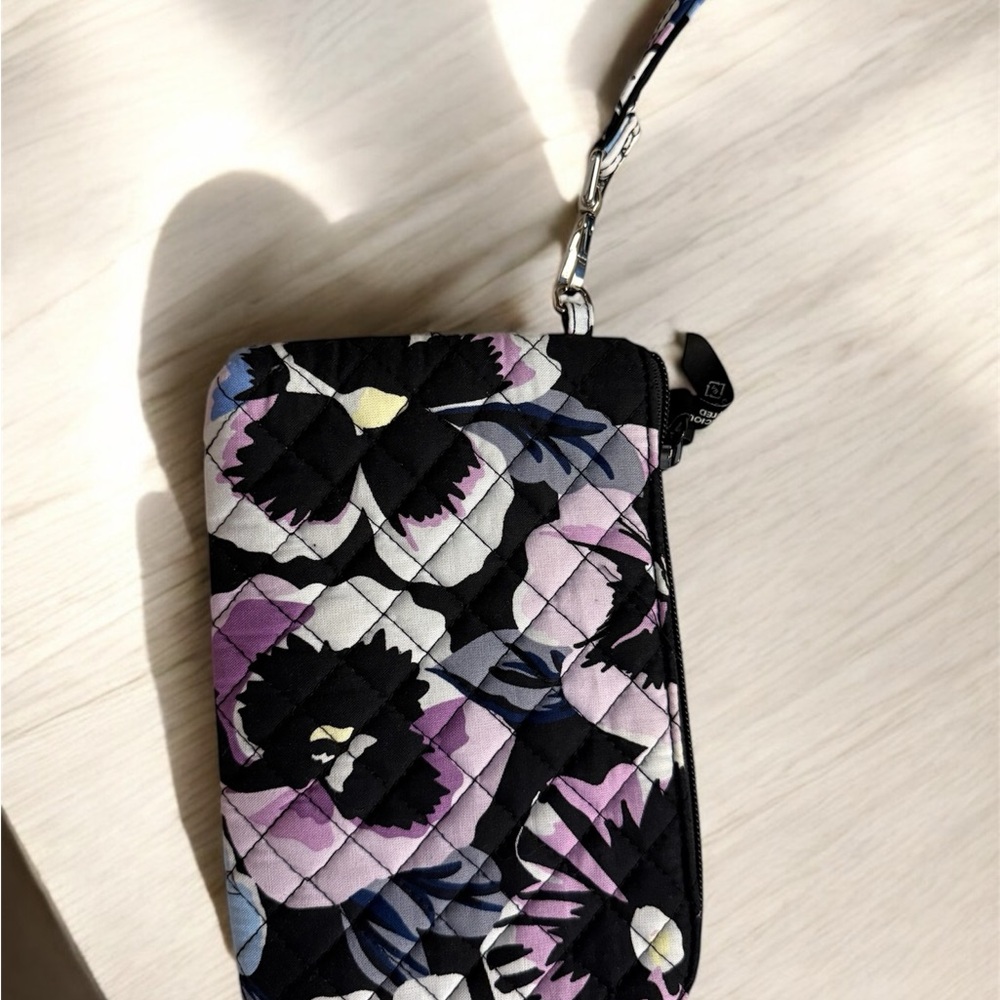 Floral Quilted Wristlet